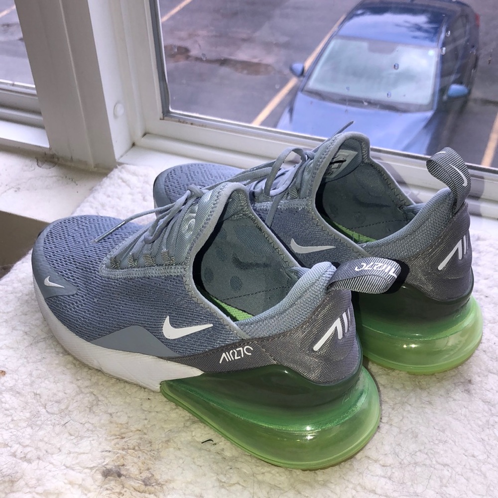 Nike Airmax 270’s Gray and Green